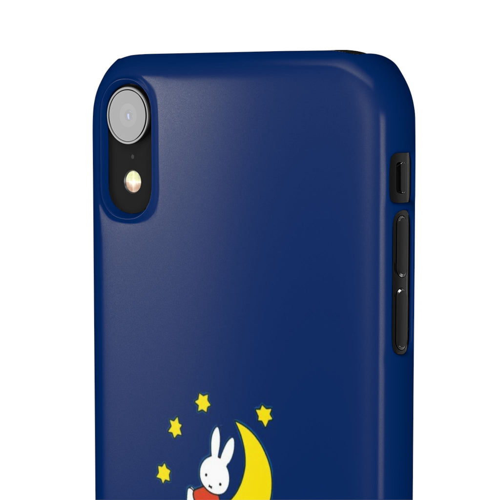 Miffy Phone Case, Moon Snap Case for Phone - Nighttime Design, iPhone, Samsung - Roe Creation