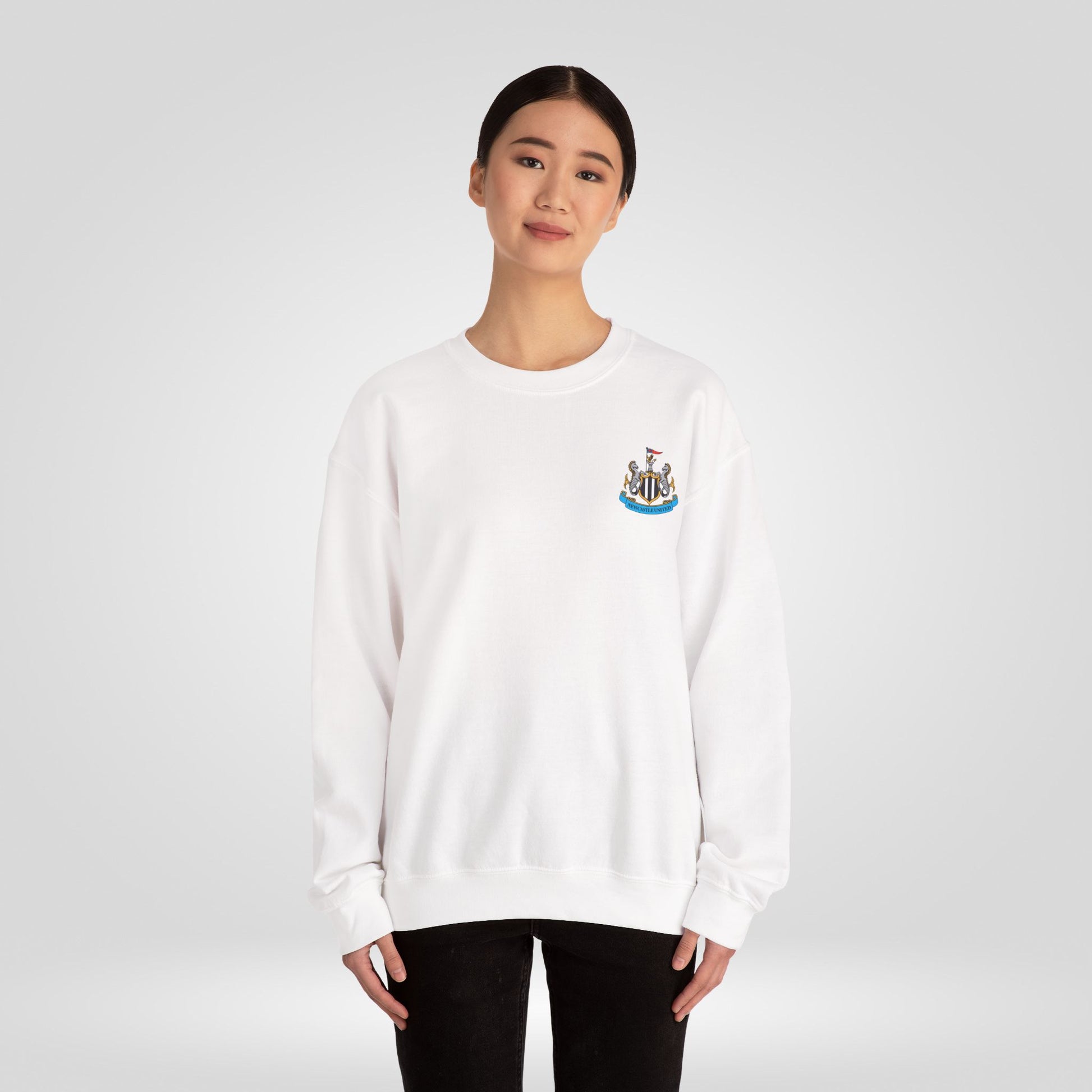 Newcastle United Logo Minimal Unisex Crewneck Sweatshirt - Roe Creation