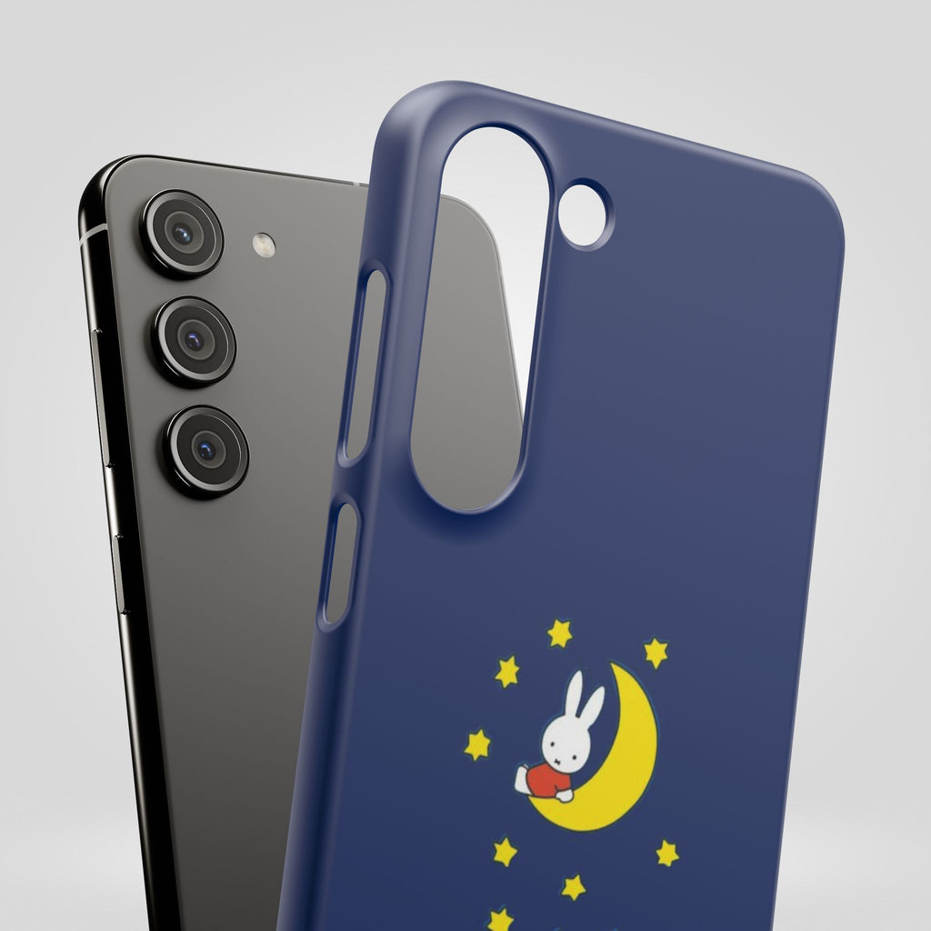 Miffy Phone Case, Moon Snap Case for Phone - Nighttime Design, iPhone, Samsung - Roe Creation