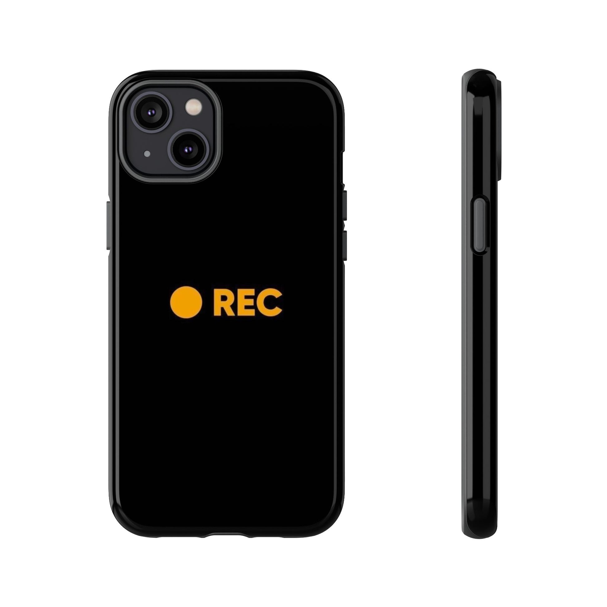 P*rn Hub Symbol Tough Cases - 'REC' Phone Case - Durable Black Design for Filmmakers and Creatives - Roe Creation