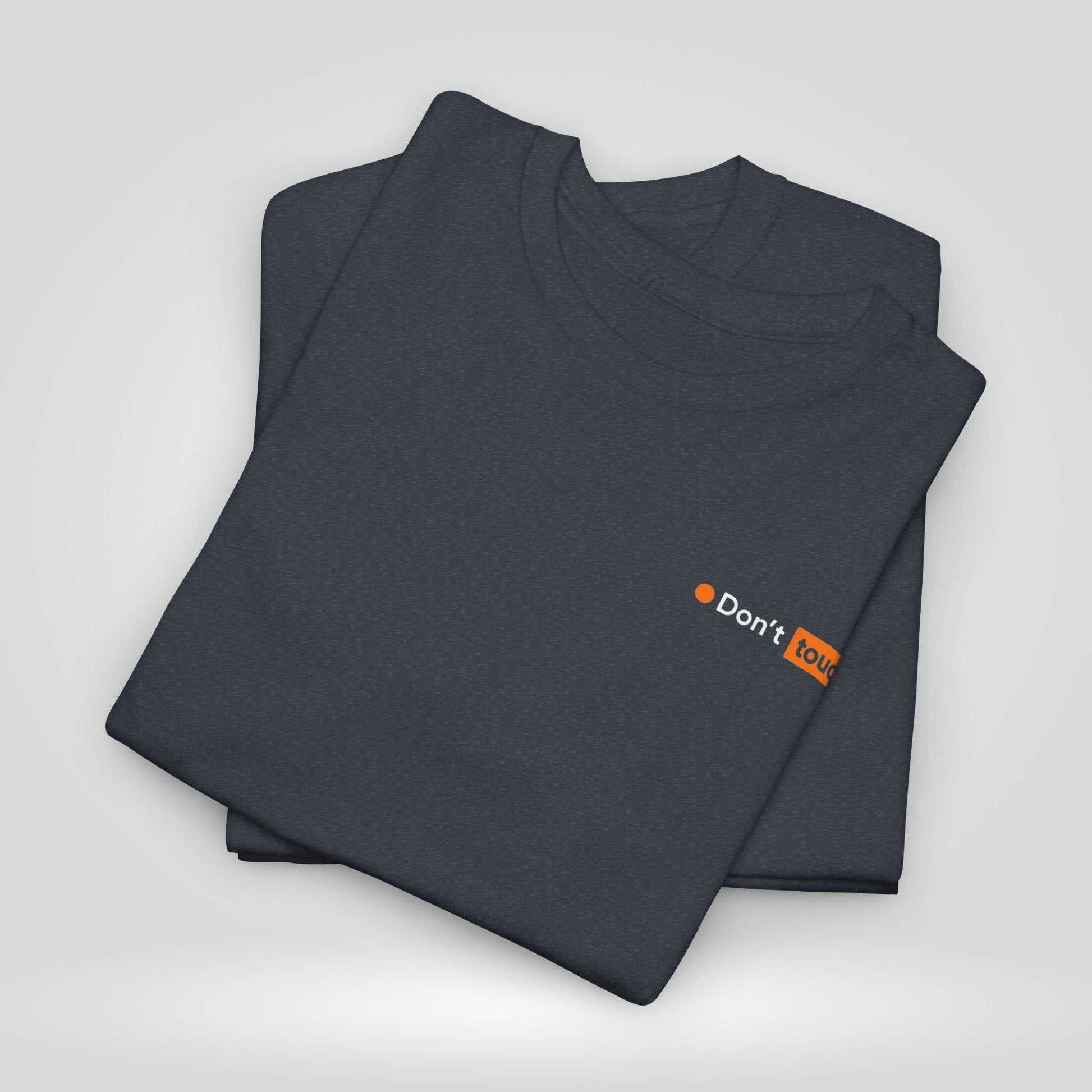 P*rn Hub Minimalist Unisex Heavy Cotton Tee - Touch Design - Roe Creation