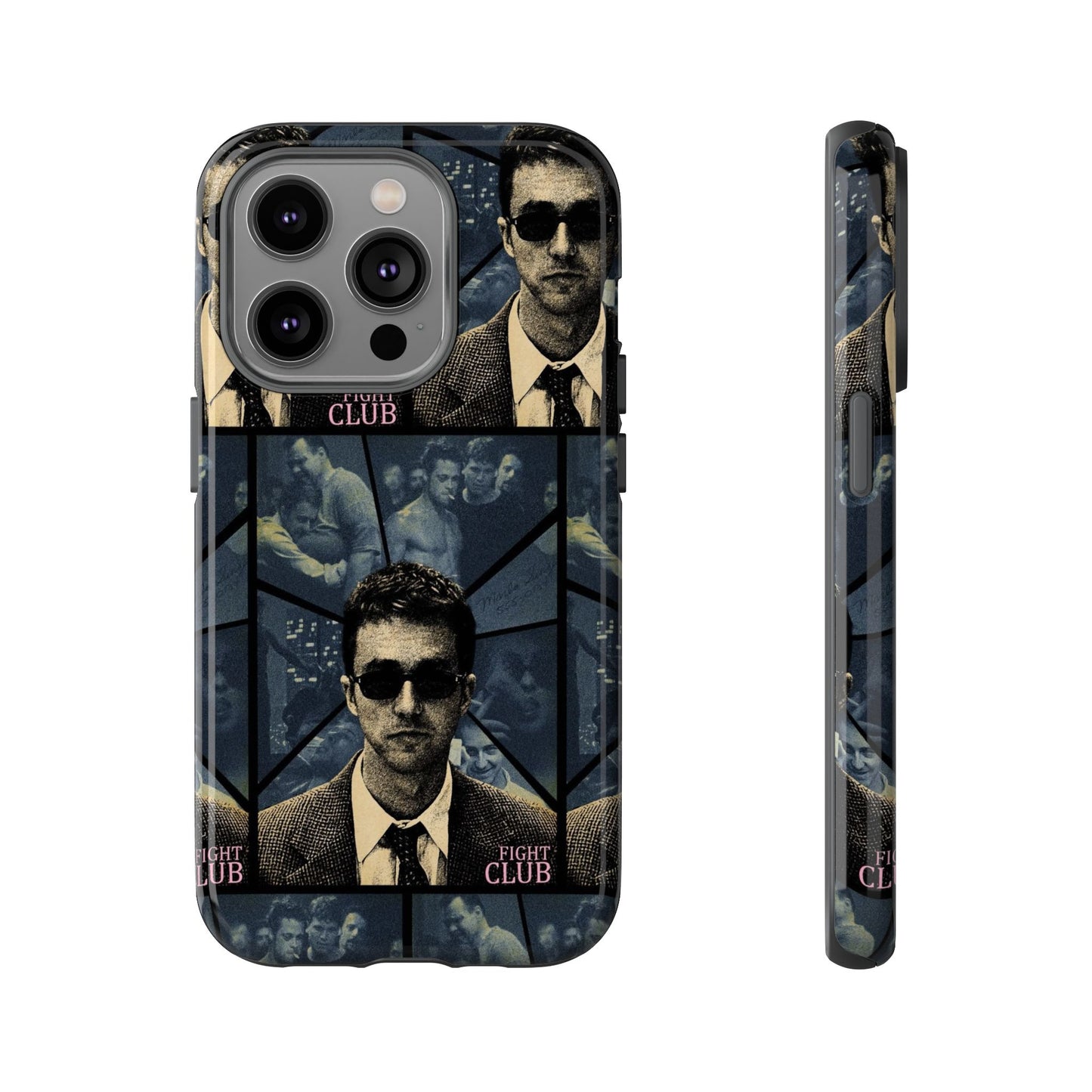 Fight Club Edward Norton Tough Phone Case - Edgy Design for Movie Fans