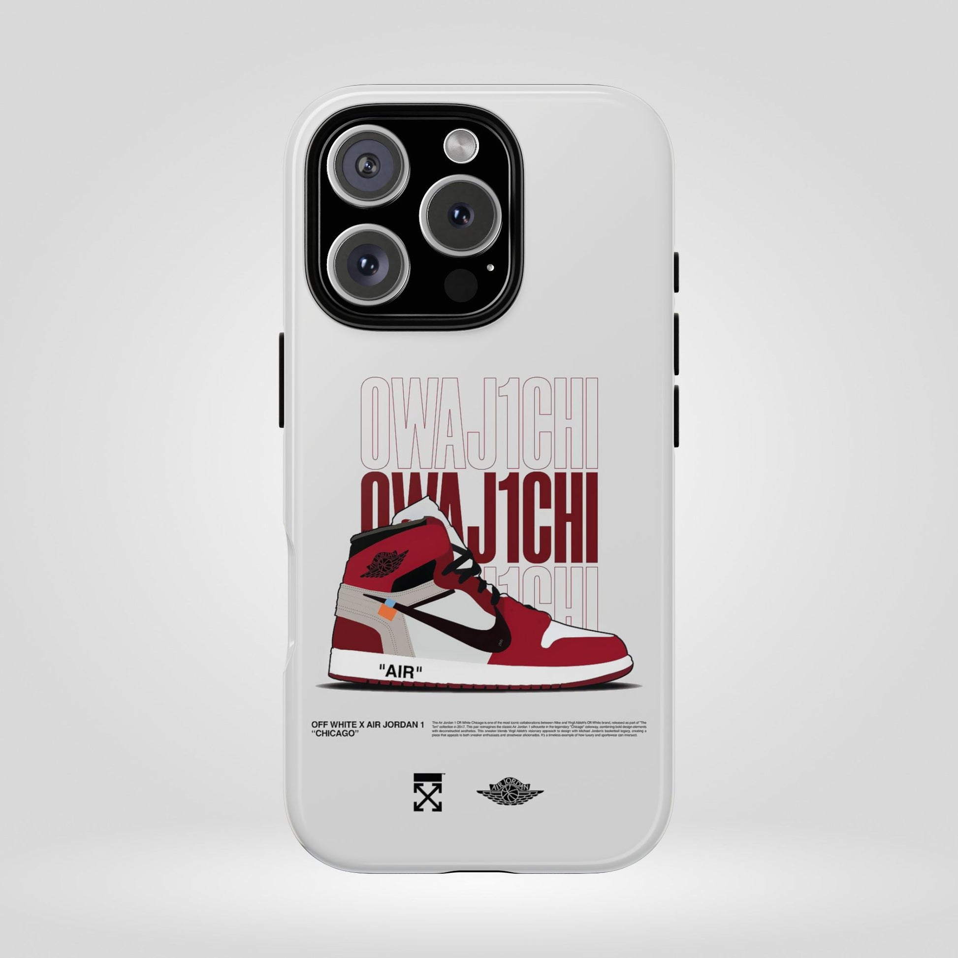 Stylish Tough iPhone Case with Air Jordan Design - Perfect for Sneakerheads - Roe Creation