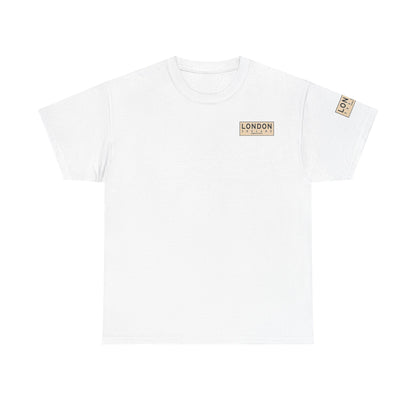 London Map Unisex Heavy Cotton Tee - Casual City Style - Roe Creation
