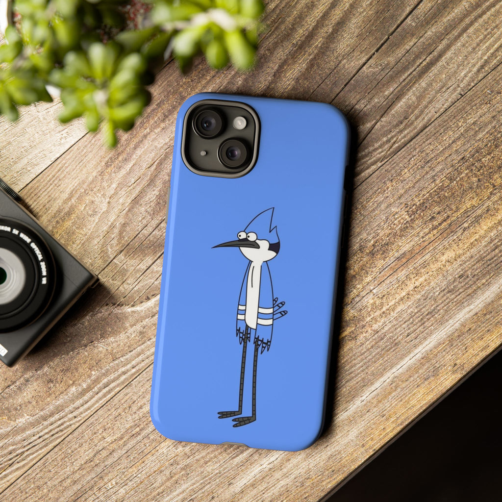 Regular Show Bold Blue Phone Case with Cartoon Design - Roe Creation