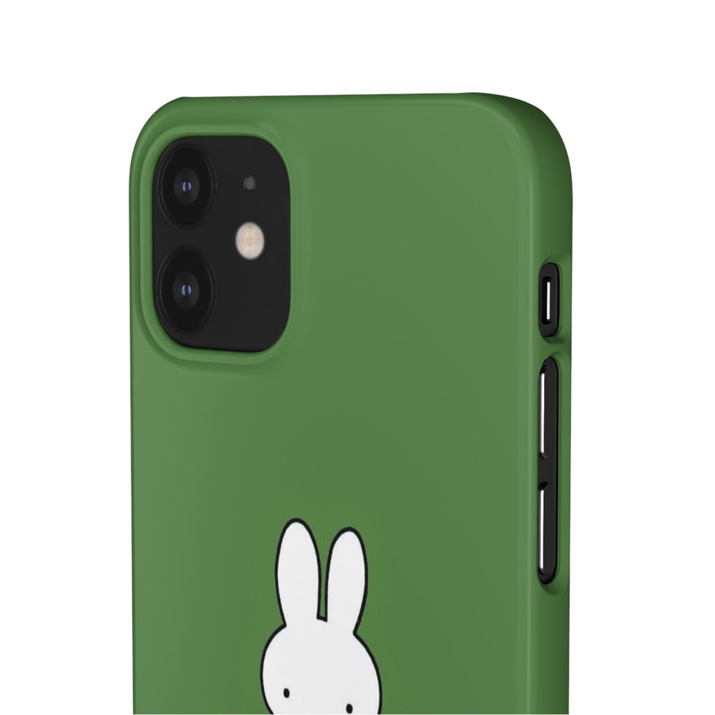 Miffy Phone Case, Snap Case, Green Miffy - iPhone, Samsung - Roe Creation