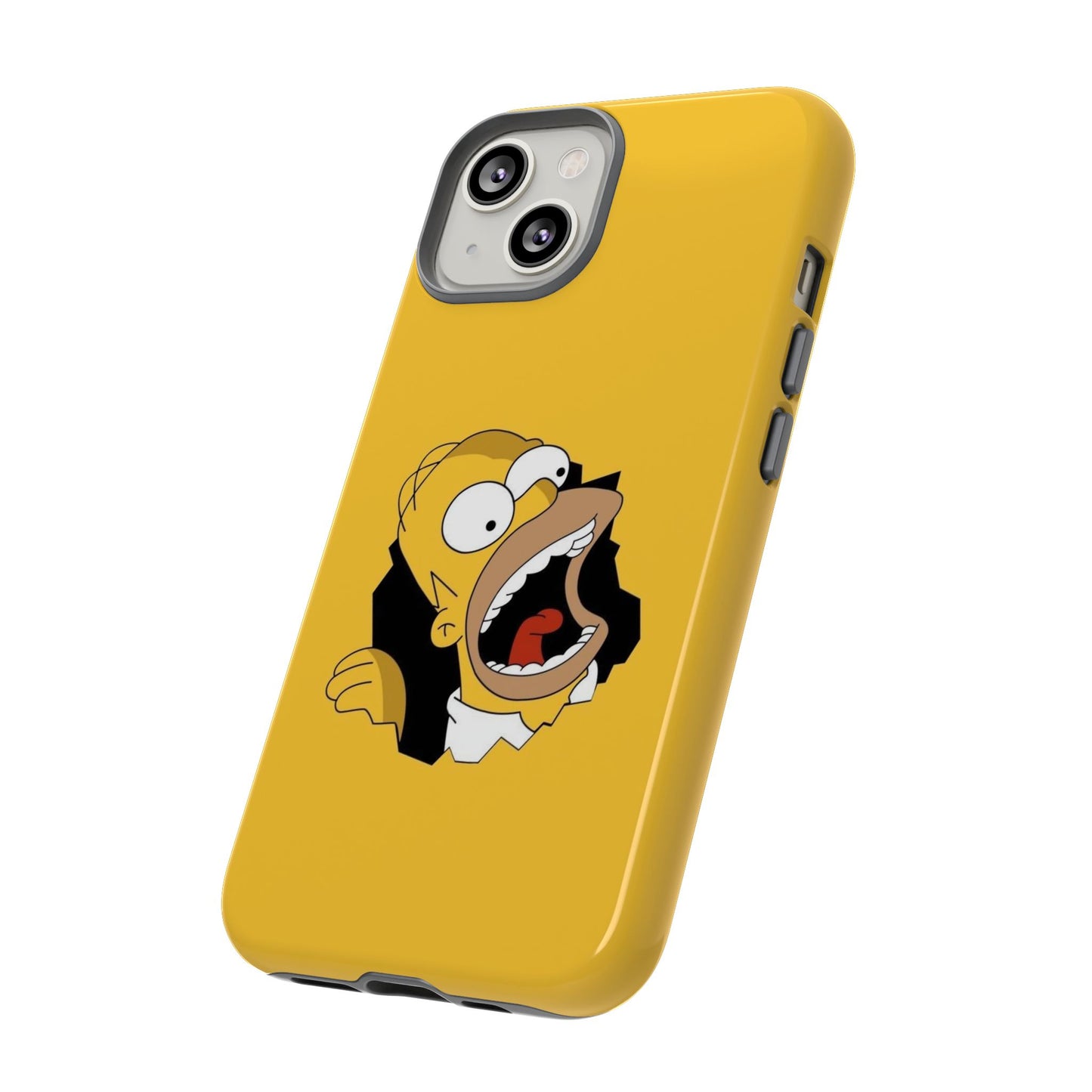 Homer Simpson Phone Case - Tough & Stylish Yellow Case for Fans