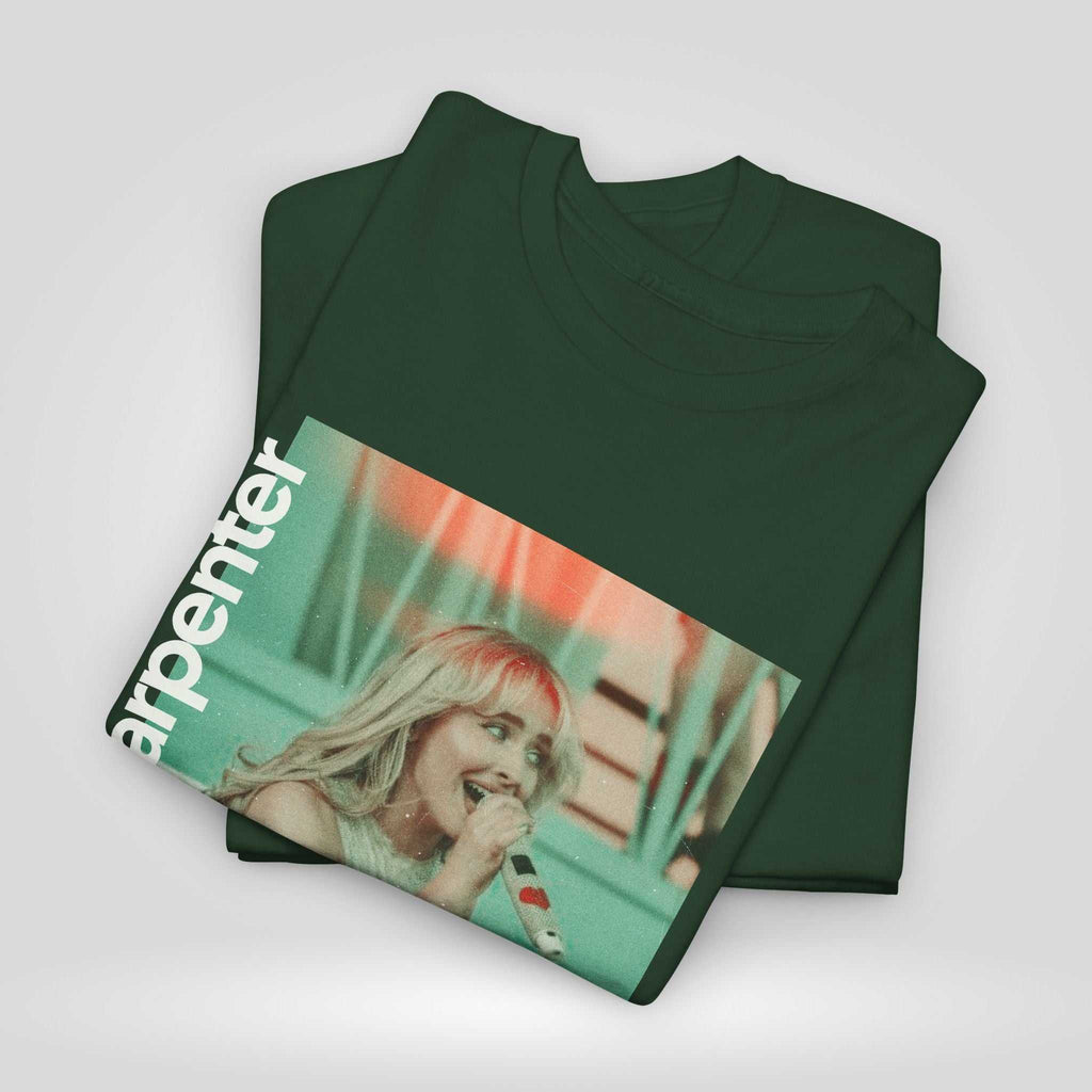 Sabrina Carpenter Unisex Heavy Cotton Tee - Music Lover's Essential - Roe Creation