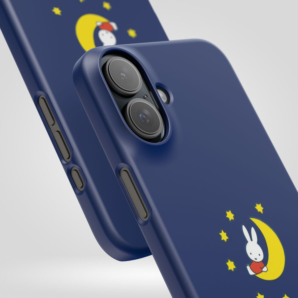 Miffy Phone Case, Moon Snap Case for Phone - Nighttime Design, iPhone, Samsung - Roe Creation