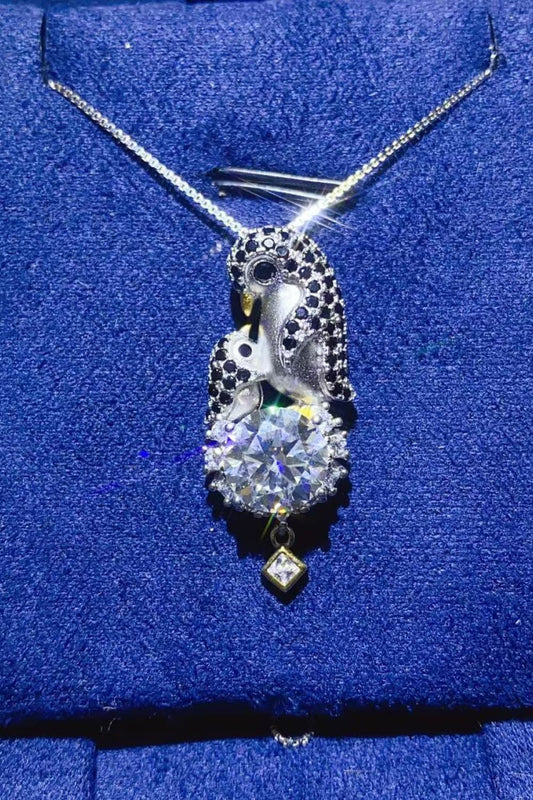 2 Carat Moissanite 925 Sterling Silver Necklace - Roe Creation