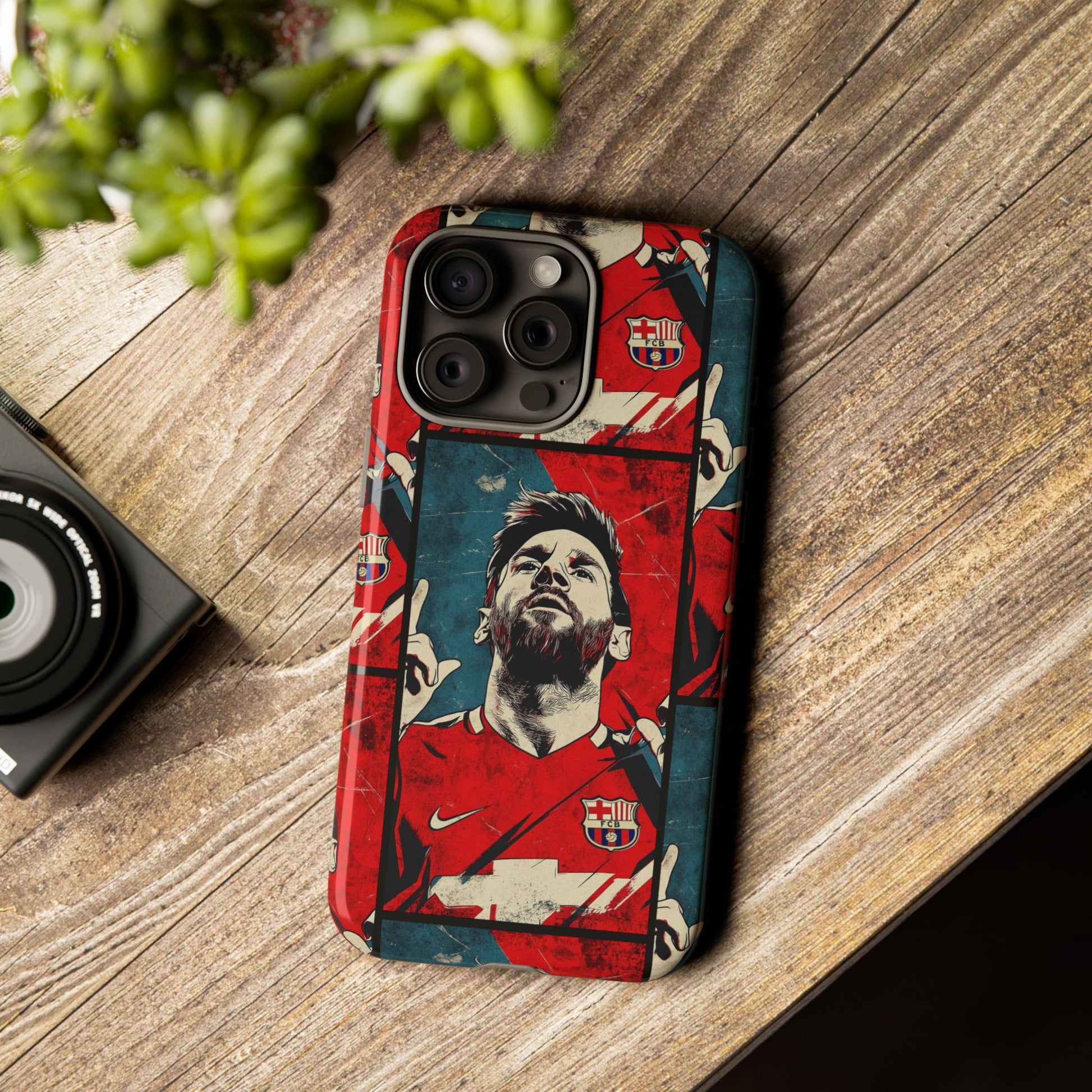 Lionel Messi Tough Phone Case - Messi Illustration for Fans - Roe Creation
