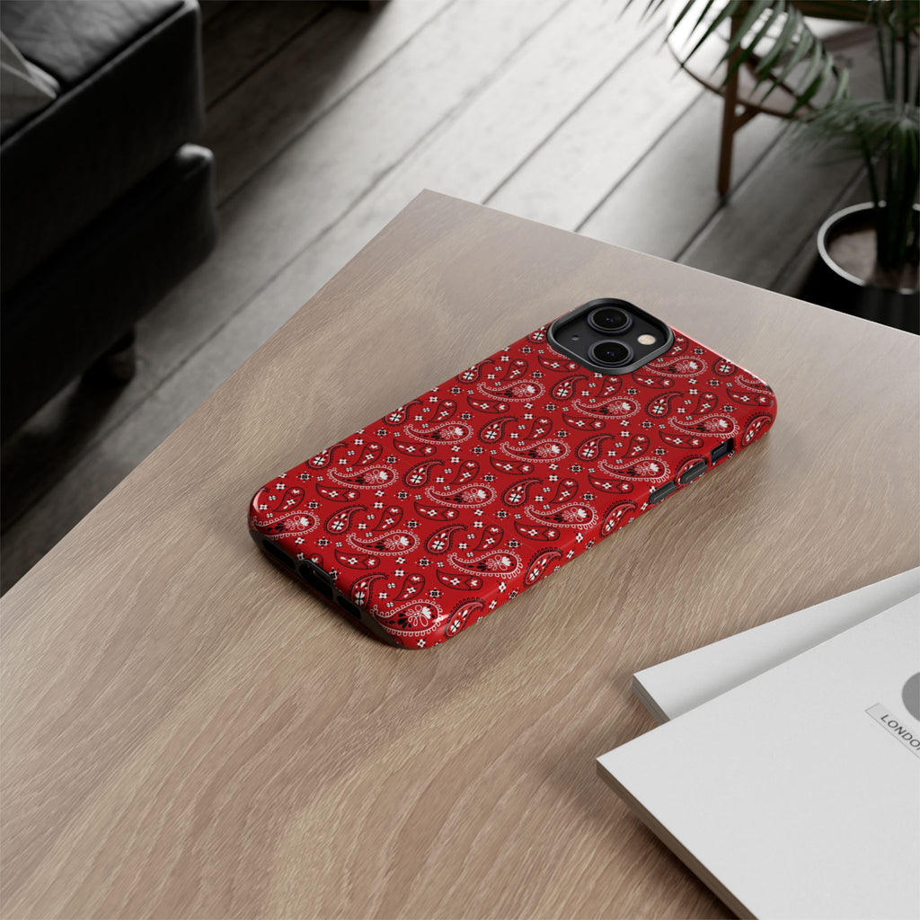 Red Bohem, Oriental Tough Phone Cases for iPhone, Samsung, Trendy Accessories for Gifts, Unique Decor, Phone Covers - Roe Creation