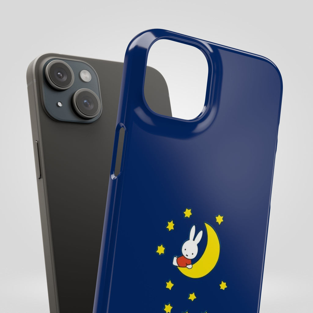 Miffy Phone Case, Moon Snap Case for Phone - Nighttime Design, iPhone, Samsung - Roe Creation