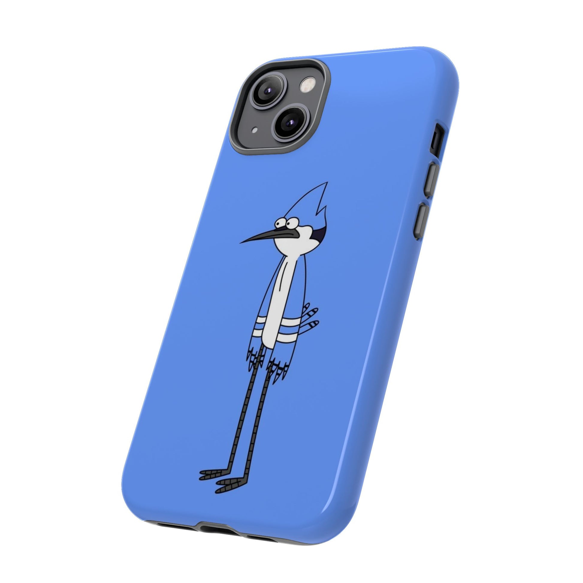 Regular Show Bold Blue Phone Case with Cartoon Design - Roe Creation