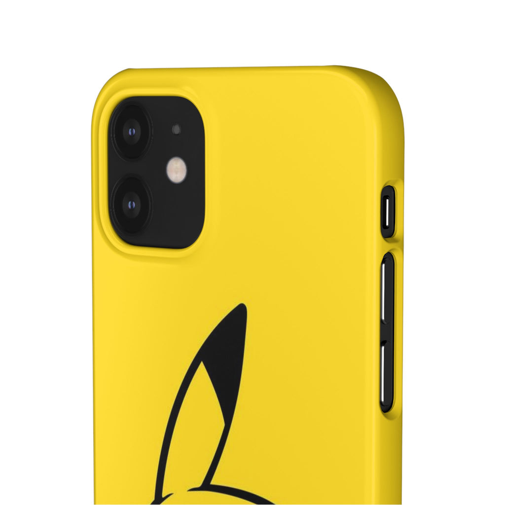 Pikachu Phone Case, Pokemon Phone Case, Snap Cases, Cartoon, Yellow, iPhone, Samsung - Roe Creation