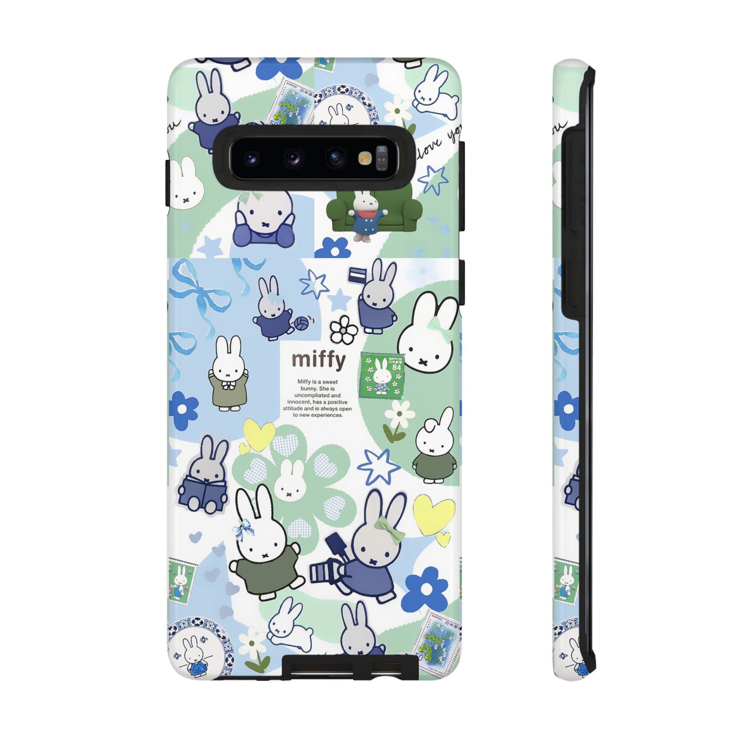 Cute Miffy Tough Phone Case - iPhone, Samsung Stylish Design for Bunny Lovers