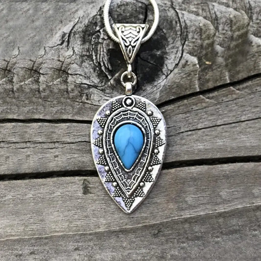 Geometric Alloy Pendant Necklace - Roe Creation