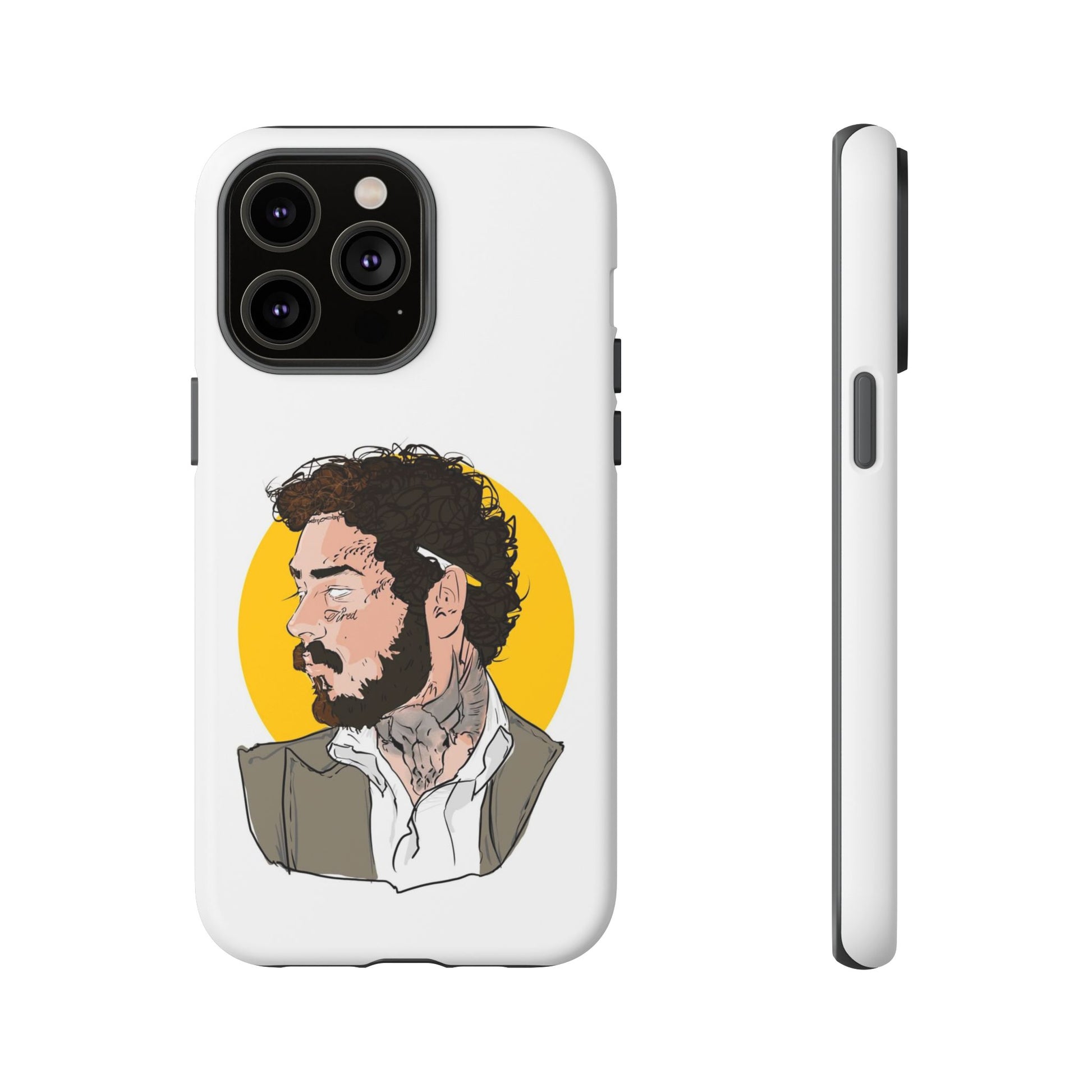 Post Malone iPhone Case - Tough Cases with Unique Illustration Design - Roe Creation