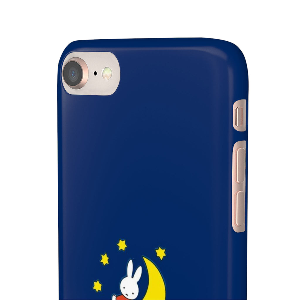 Miffy Phone Case, Moon Snap Case for Phone - Nighttime Design, iPhone, Samsung - Roe Creation
