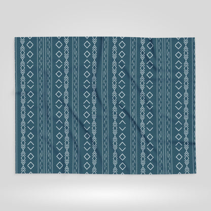 Boho Tribal Arctic Fleece Blanket - Stylish Winter Throw for Home Decor