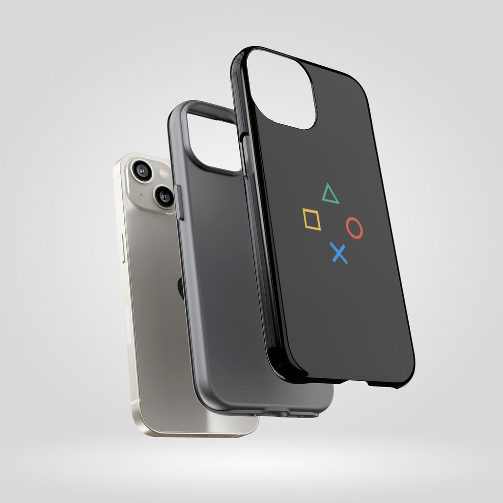 PlayStation Symbol Minimal Tough Case for iPhone - Gamer Accessories - Roe Creation