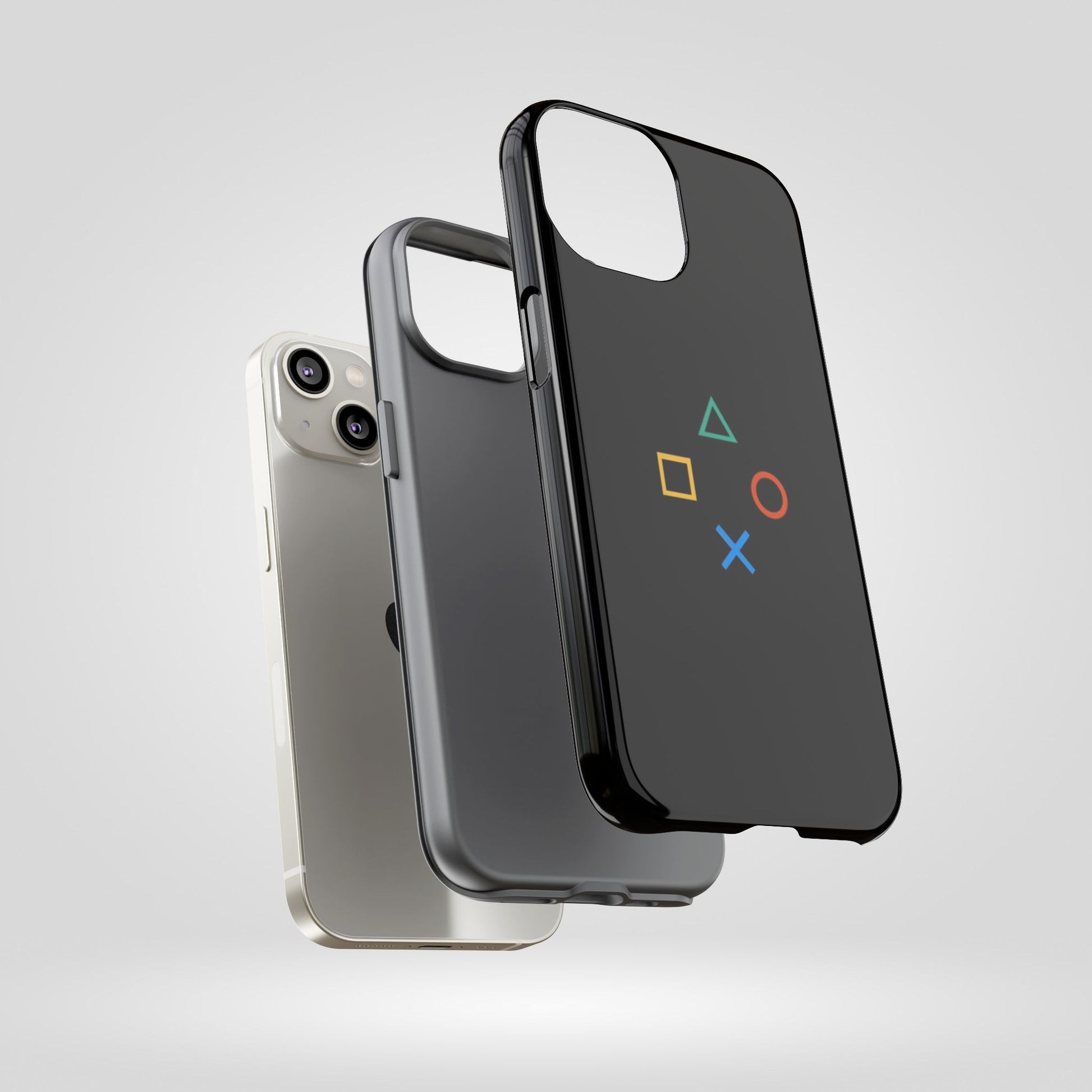 PlayStation Symbol Minimal Tough Case for iPhone - Gamer Accessories - Roe Creation