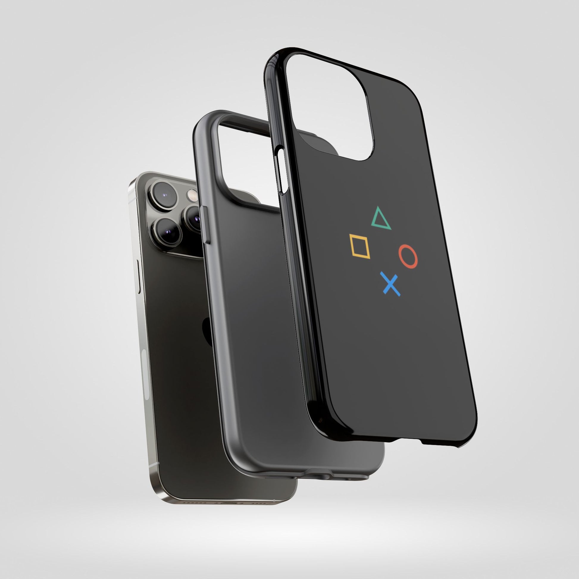 PlayStation Symbol Minimal Tough Case for iPhone - Gamer Accessories - Roe Creation