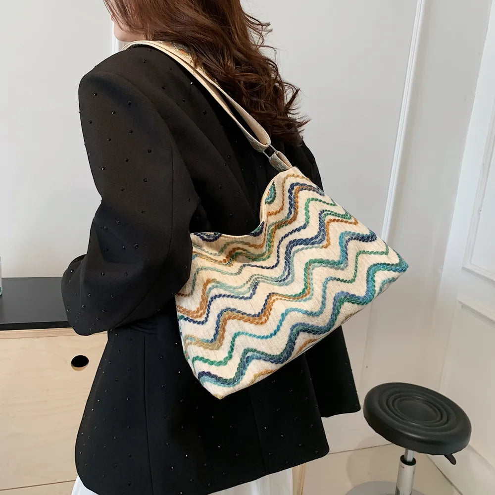 Vintage Medium Shoulder Bag with Adjustable Strap - Roe Creation