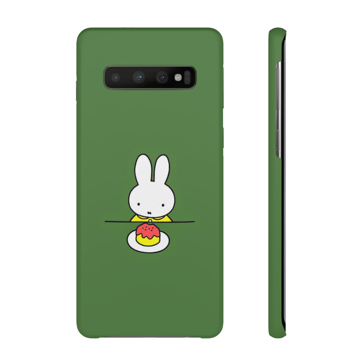 Miffy Phone Case, Snap Case, Green Miffy - iPhone, Samsung.