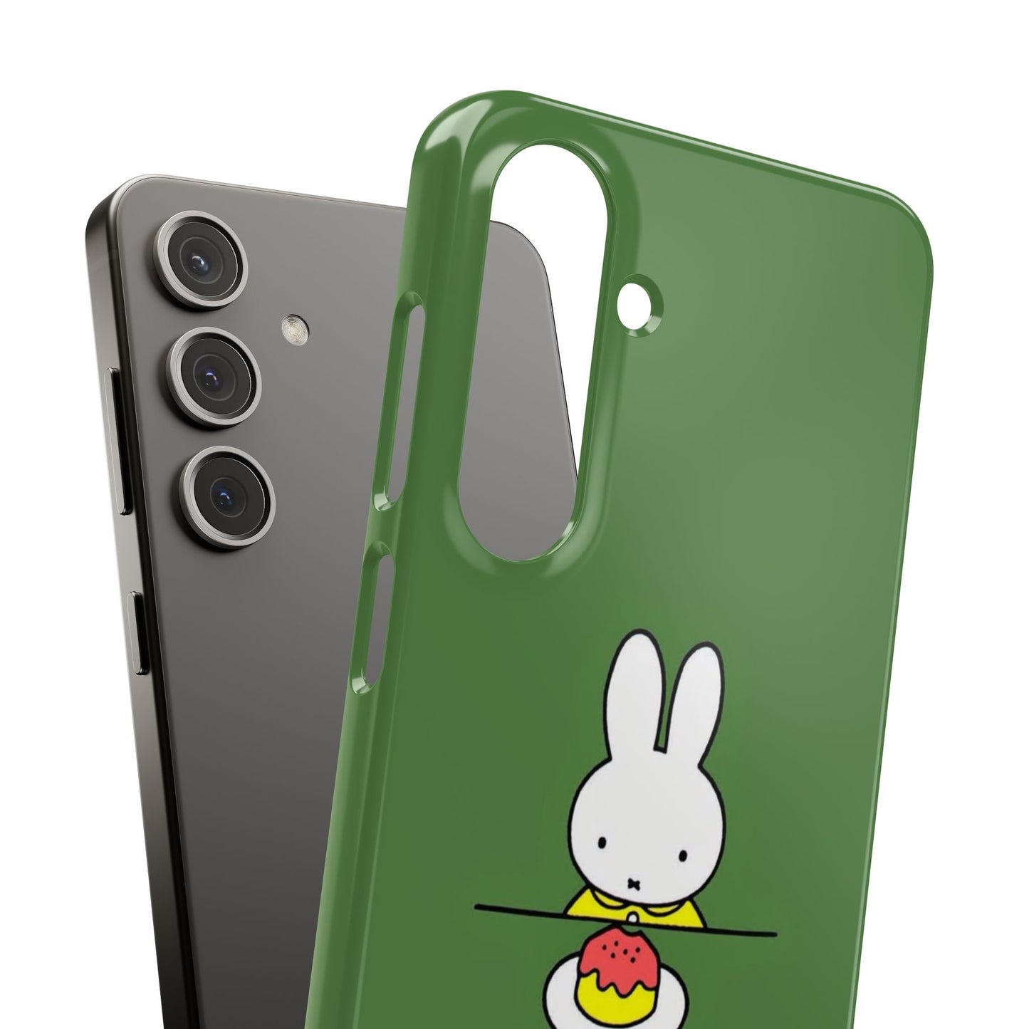 Miffy Phone Case, Snap Case, Green Miffy - iPhone, Samsung