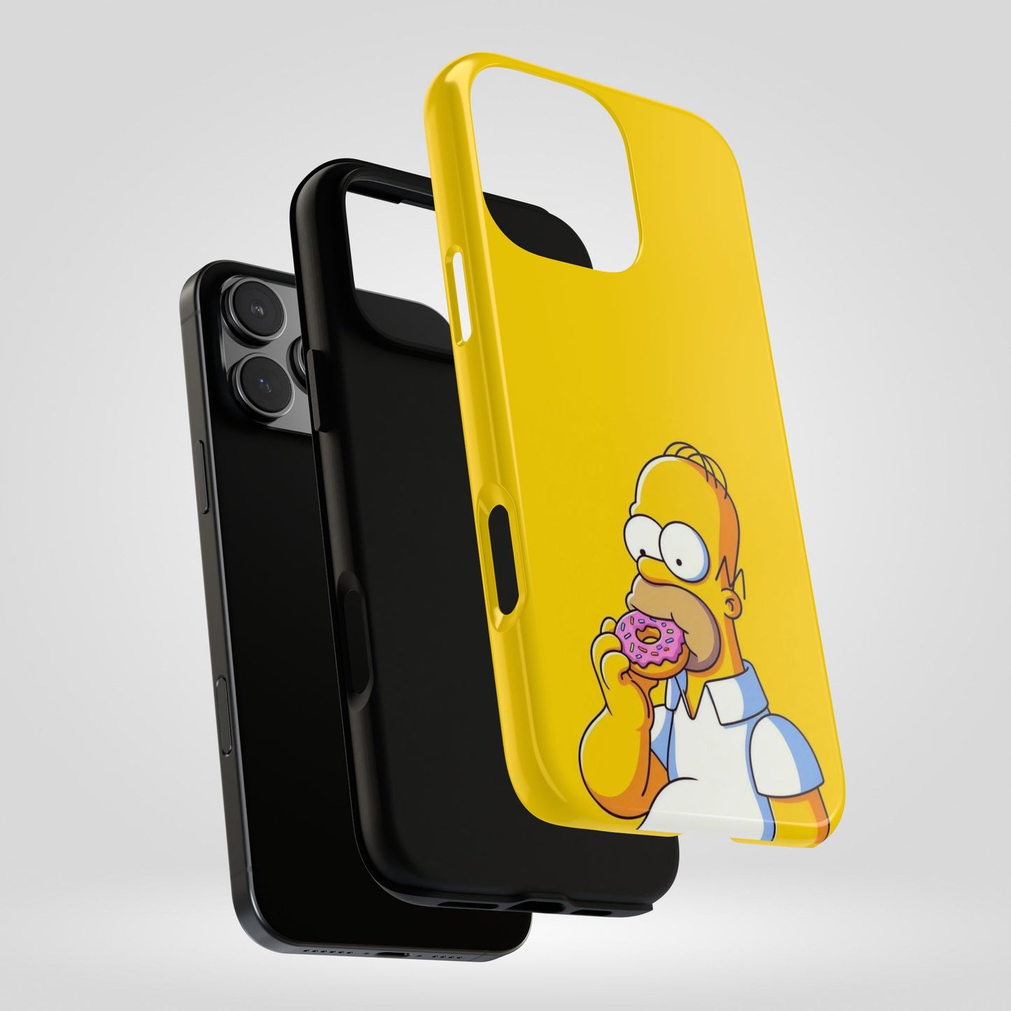 Homer Simpson Phone Case - iPhone, Samsung, Unique Protection for Fans, Cartoon Phone Cover, Gift for Simpsons Lovers, Durable Tough Case