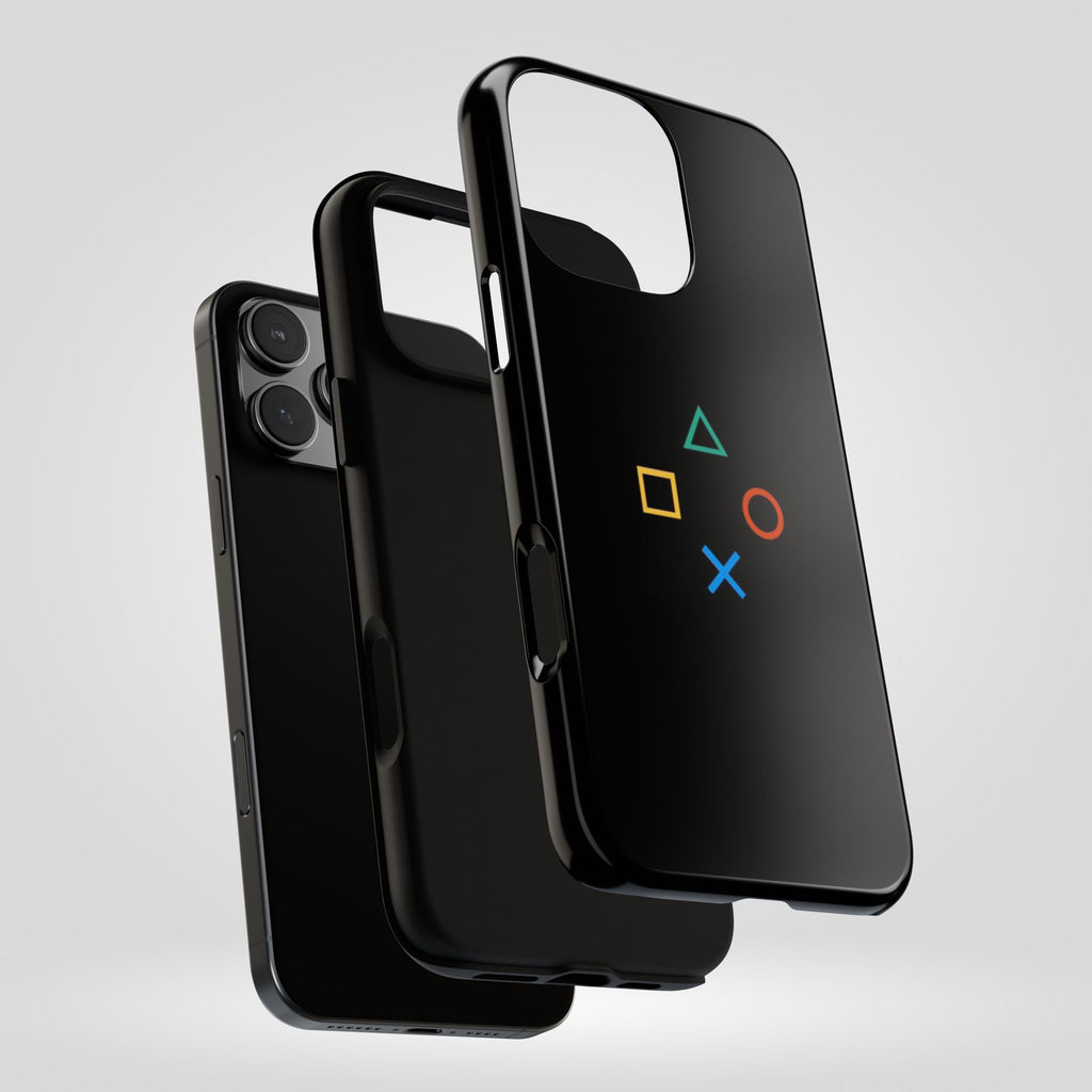 PlayStation Symbol Minimal Tough Case for iPhone - Gamer Accessories - Roe Creation