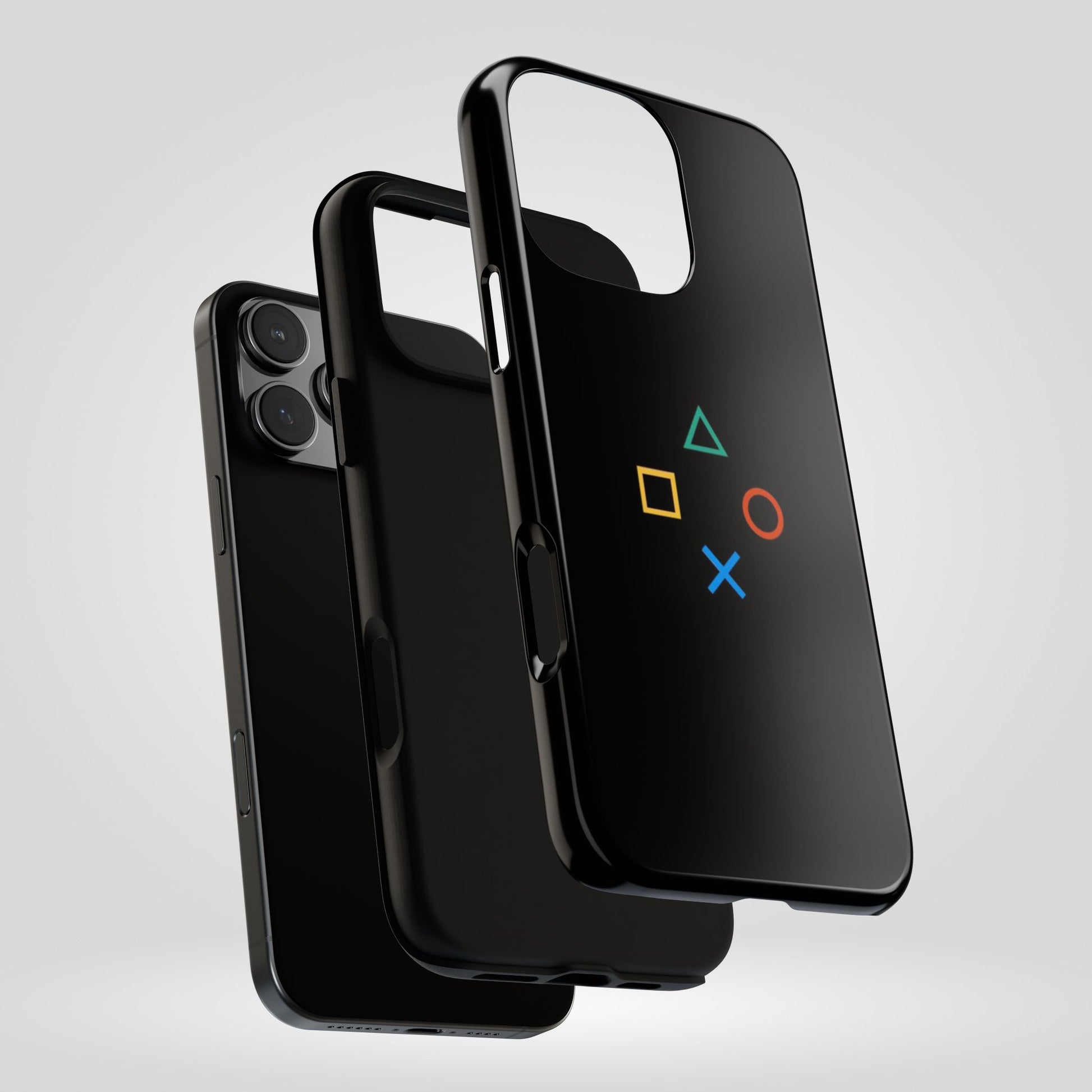 PlayStation Symbol Minimal Tough Case for iPhone - Gamer Accessories - Roe Creation