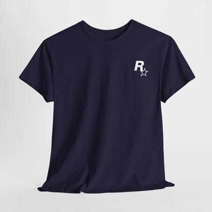 RockStar Games Minimal Unisex Heavy Cotton Tee - Roe Creation