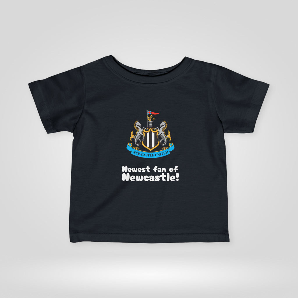 Newcastle United FC Infant Tee - Newest fan of Newcastle! - Roe Creation