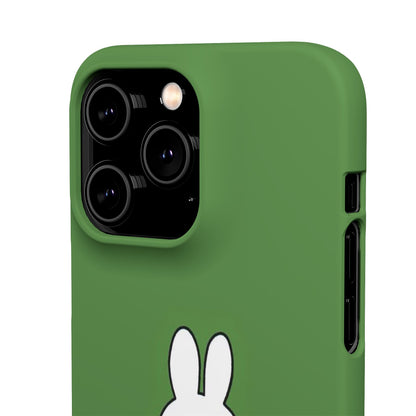Miffy Phone Case, Snap Case, Green Miffy - iPhone, Samsung