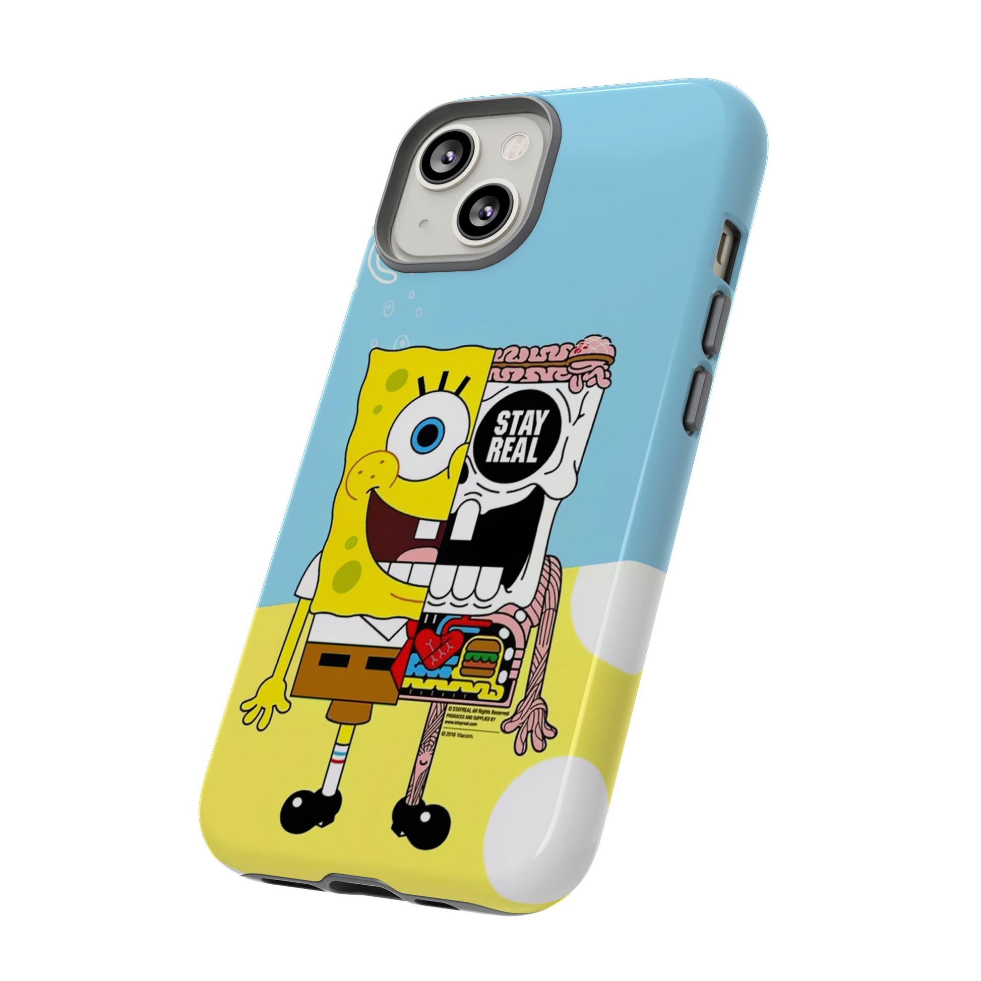 Stay Real Spongebob Tough iPhone Case for Lovers - Roe Creation