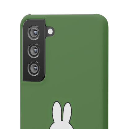 Miffy Phone Case, Snap Case, Green Miffy - iPhone, Samsung
