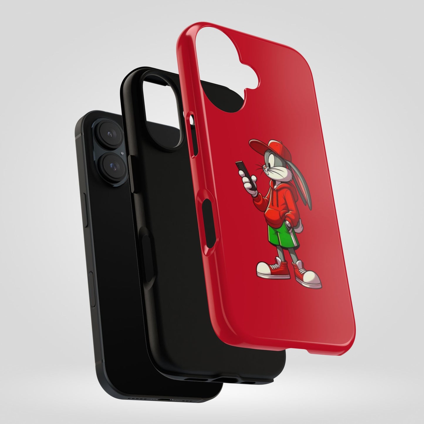 Bugs Bunny Cartoon Character Phone Case - Tough Cases Featuring Stylish Rabbit Design