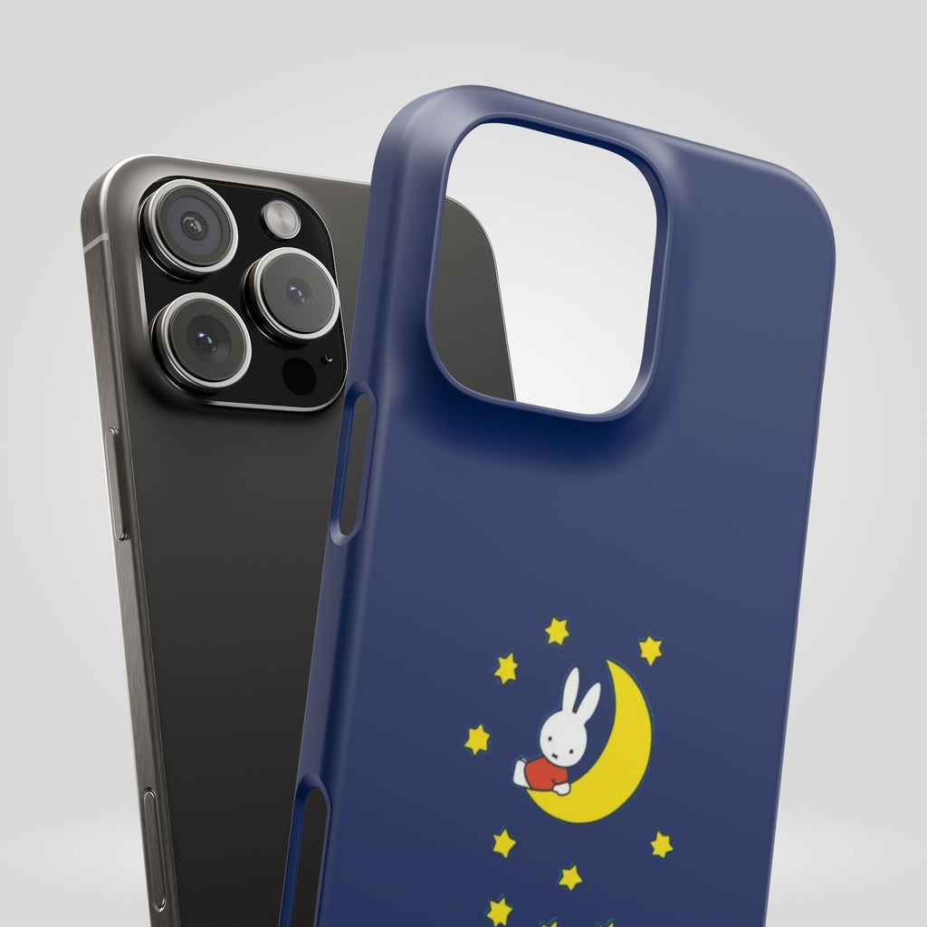 Miffy Phone Case, Moon Snap Case for Phone - Nighttime Design, iPhone, Samsung - Roe Creation