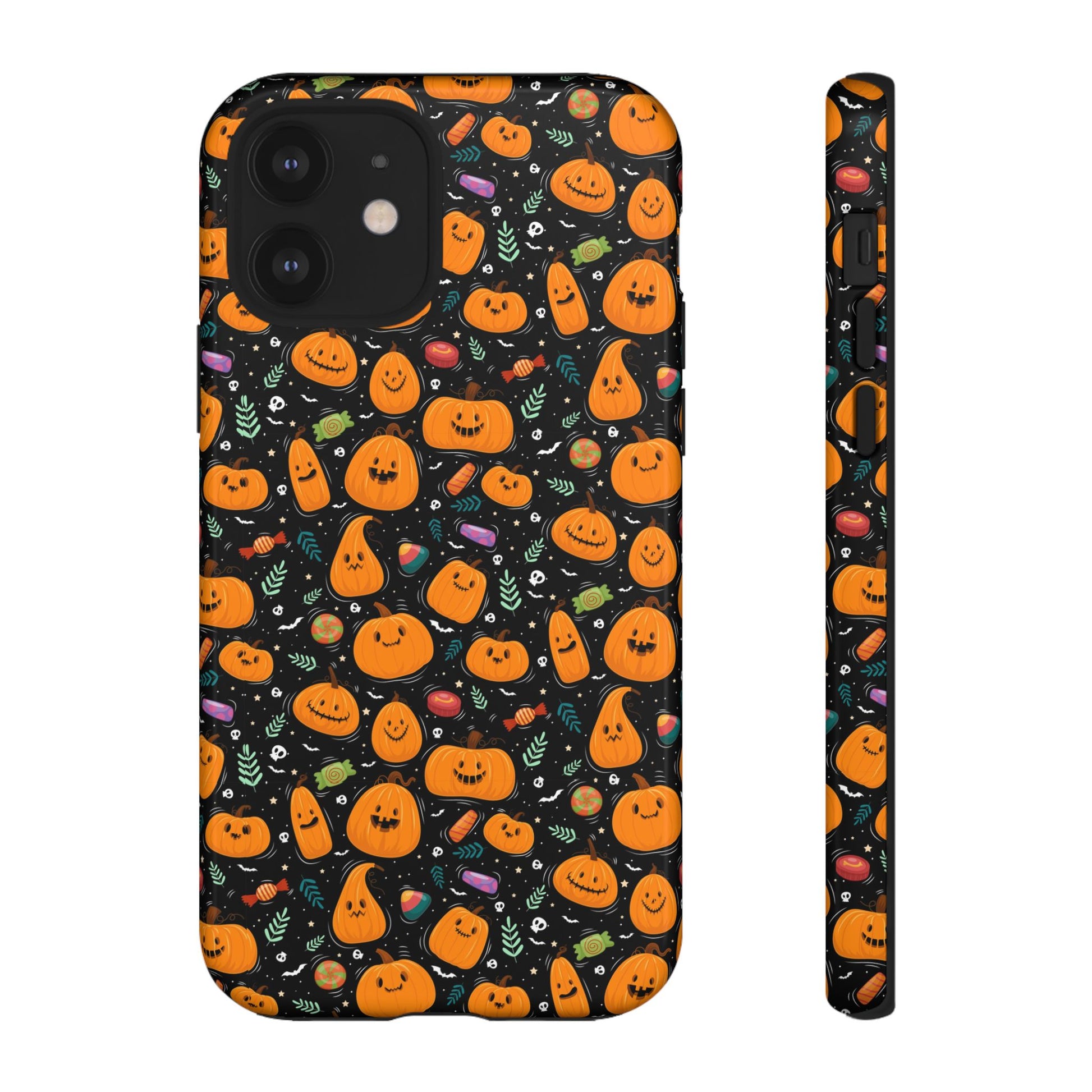 Halloween Phone Case for Gift, Pumpkin Pattern, iPhone & Samsung