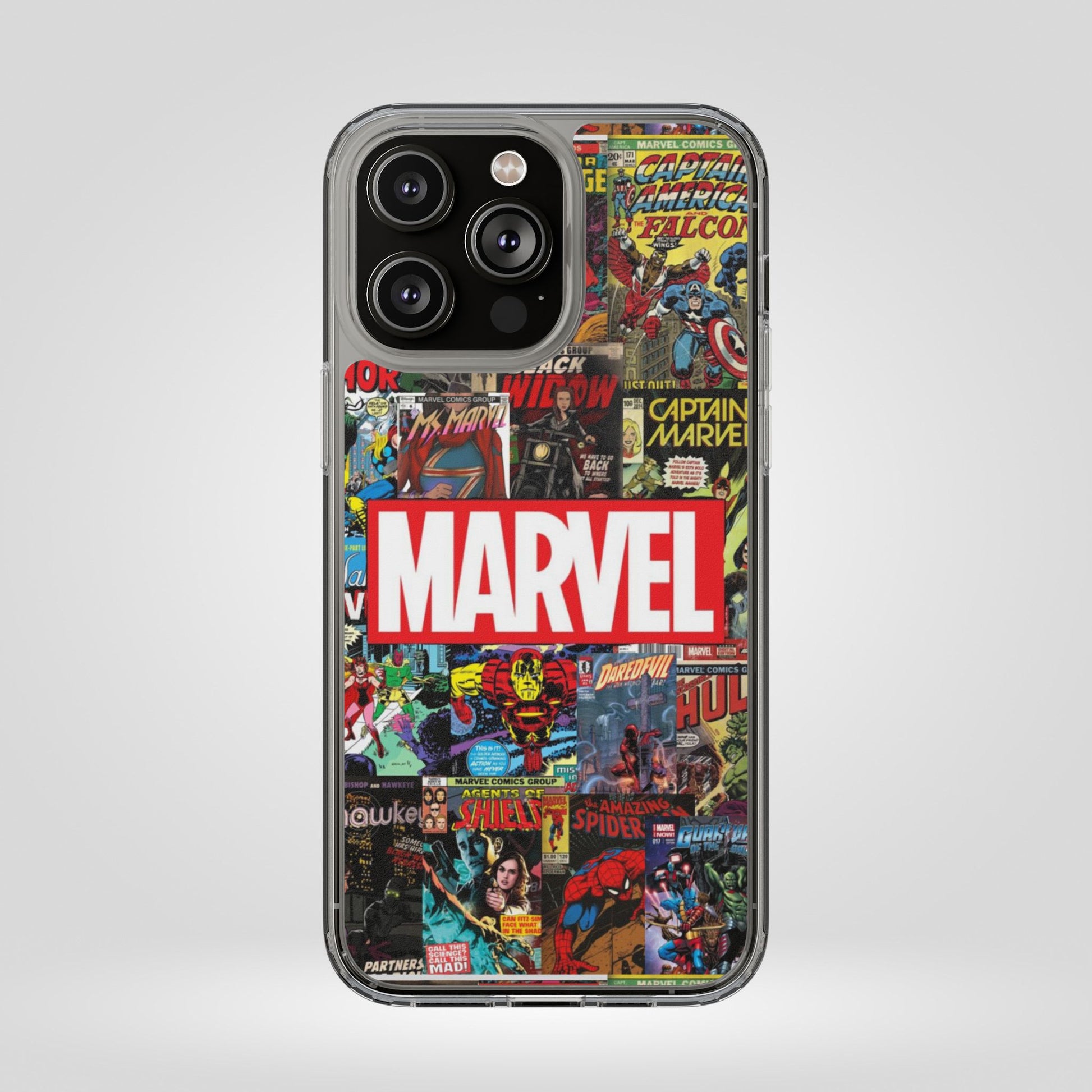 Marvel Comics Clear Phone Case - Stylish Protection for Superhero Fans - Roe Creation