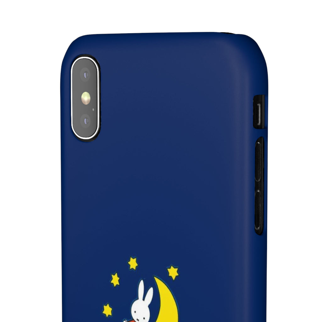 Miffy Phone Case, Moon Snap Case for Phone - Nighttime Design, iPhone, Samsung - Roe Creation
