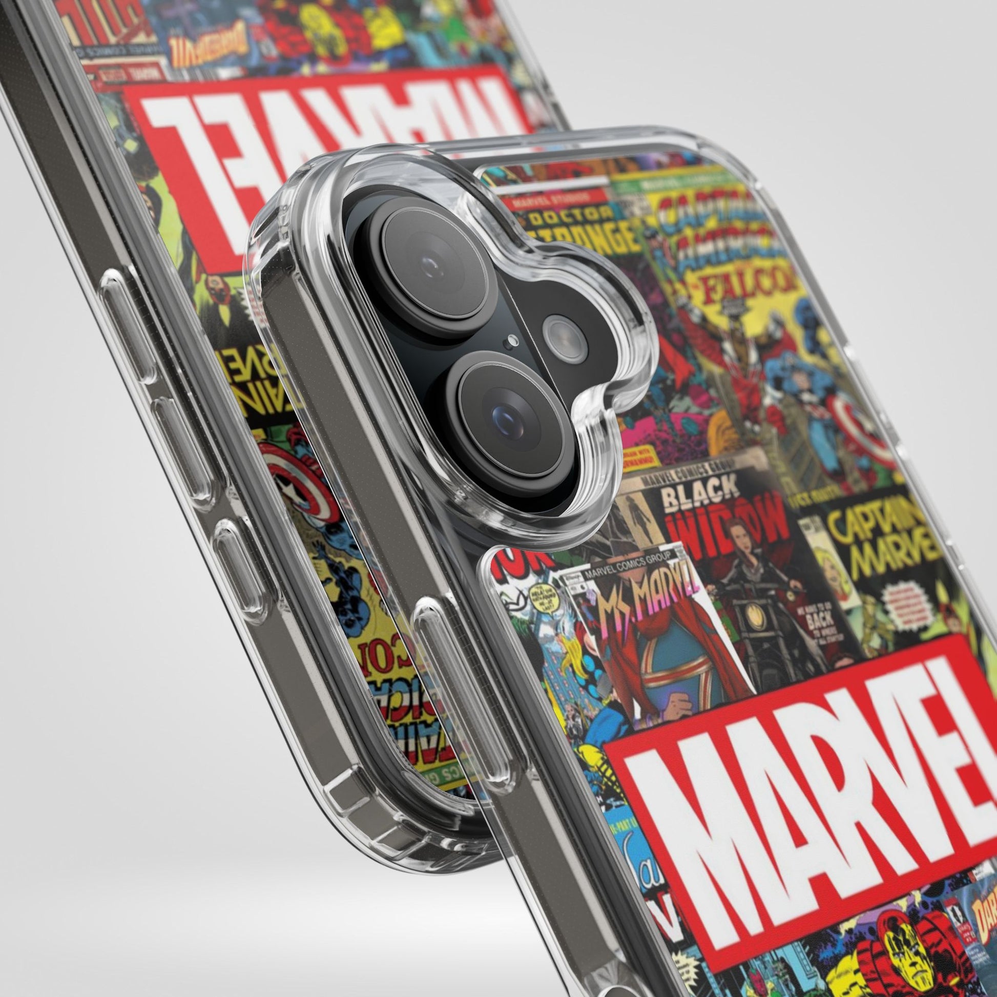 Marvel Comics Clear Phone Case - Stylish Protection for Superhero Fans - Roe Creation