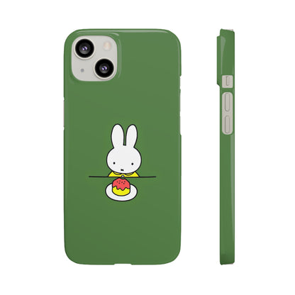Miffy Phone Case, Snap Case, Green Miffy - iPhone, Samsung