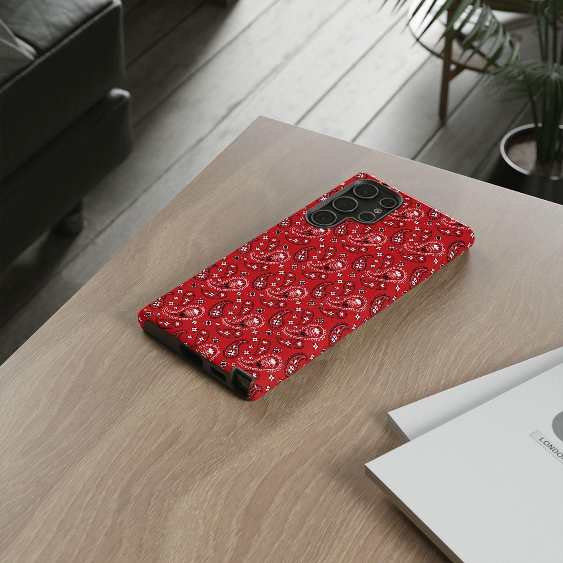 Red Bohem, Oriental Tough Phone Cases for iPhone, Samsung, Trendy Accessories for Gifts, Unique Decor, Phone Covers - Roe Creation