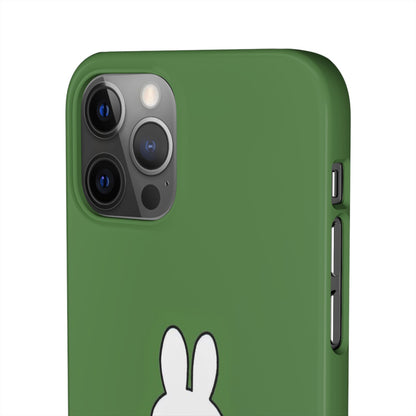 Miffy Phone Case, Snap Case, Green Miffy - iPhone, Samsung