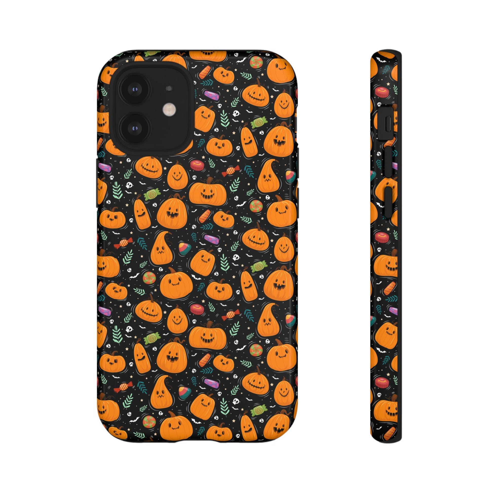 Halloween Phone Case for Gift, Pumpkin Pattern, iPhone & Samsung