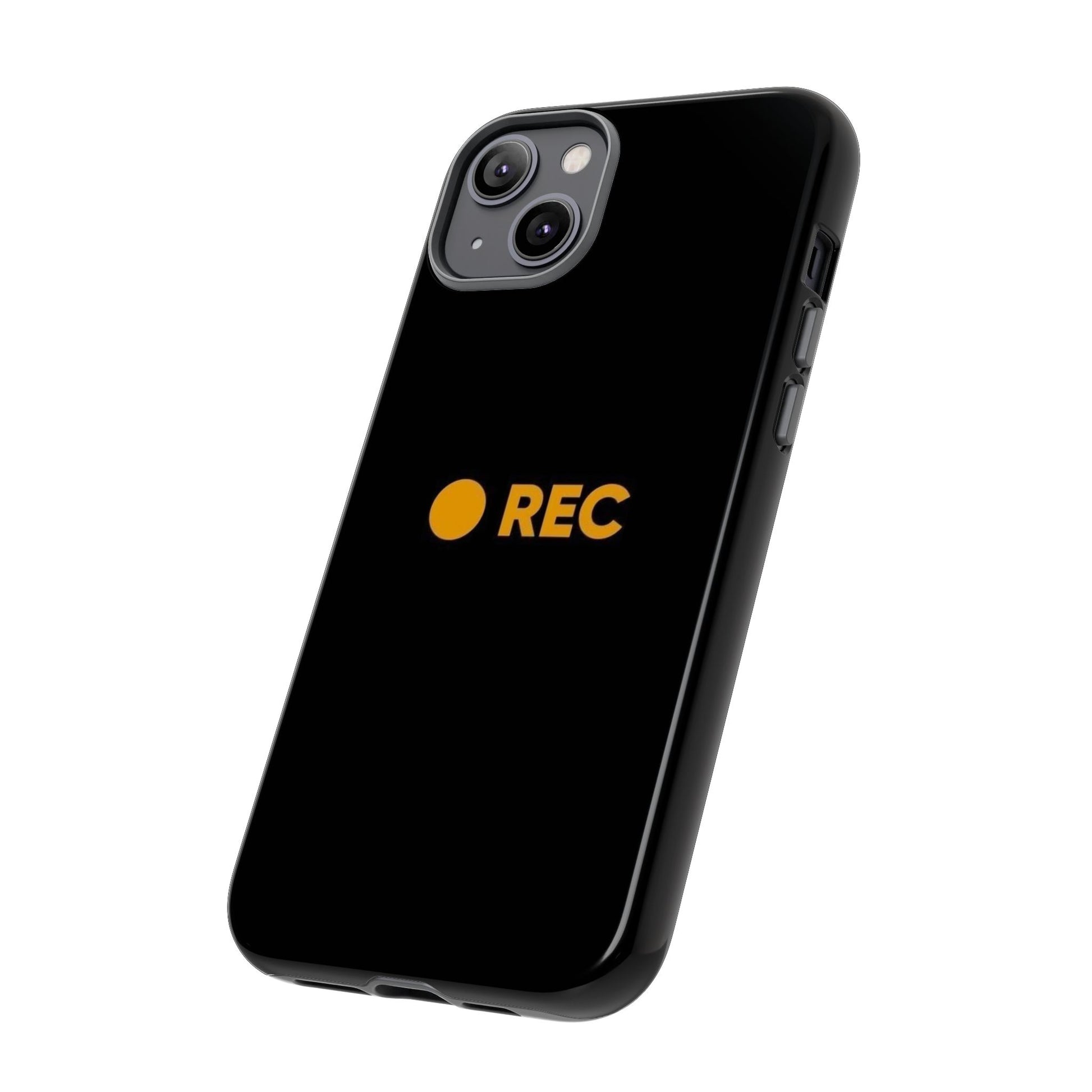 P*rn Hub Symbol Tough Cases - 'REC' Phone Case - Durable Black Design for Filmmakers and Creatives - Roe Creation