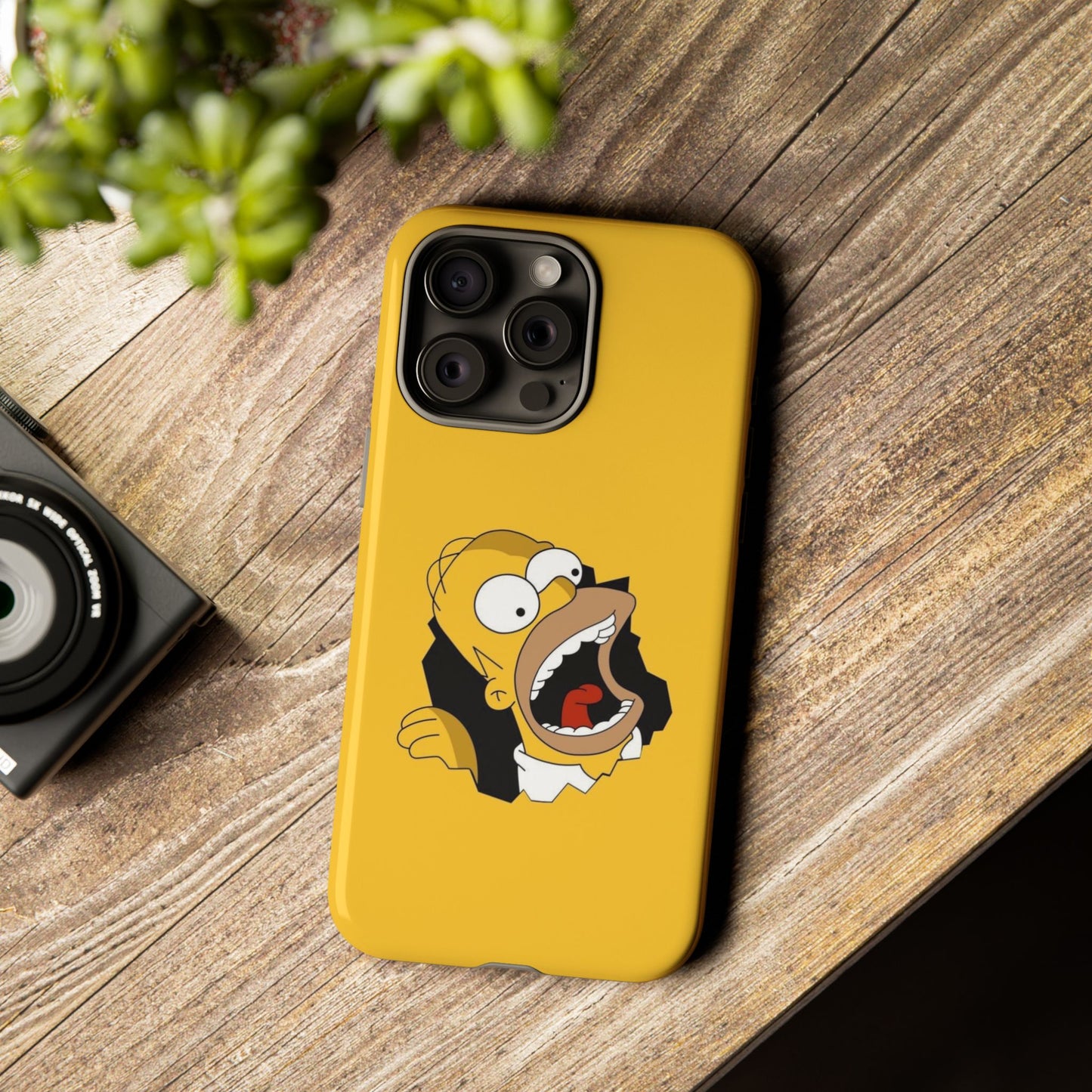 Homer Simpson Phone Case - Tough & Stylish Yellow Case for Fans